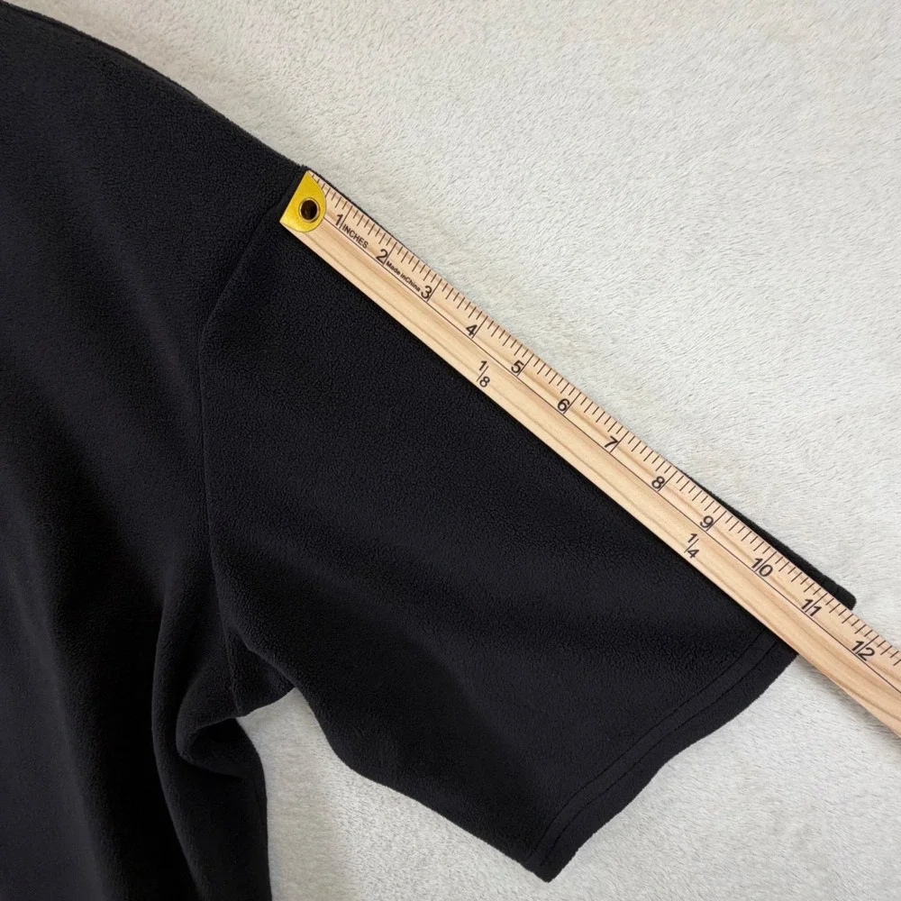 Vintage 2000s Jordan Fleece Shirt Mens M Black Tonal Jumpman 244143-655 Y2K-RARE